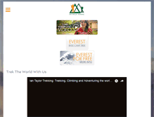 Tablet Screenshot of iantaylortrekking.com
